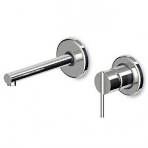 ZXS633 - R99499 Встраиваемый однорычажный смеситель для раковины с аэратором на 2 отверстия. Длина рта 170 мм. Zucchetti Zxs