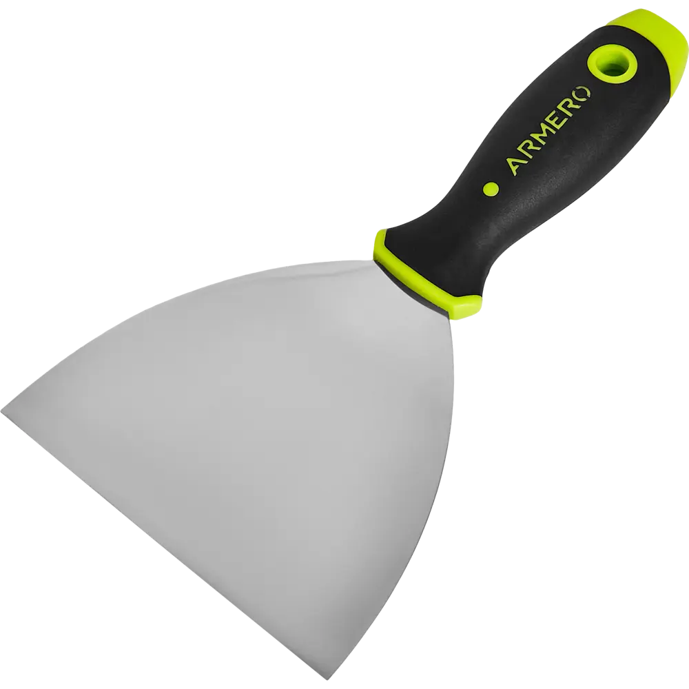 Шпатель малярный жесткий Armero A204/125 125 мм, нержавеющая сталь STLM-2022034