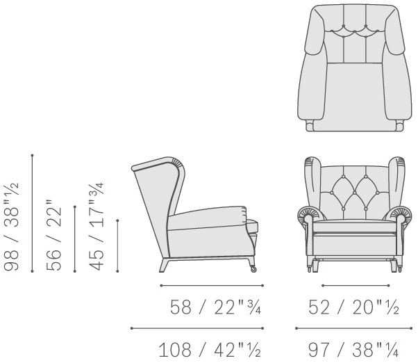 Poltrona Frau Стеганое кожаное кресло с подлокотниками La collezione - divani e poltrone sun-id-1475501 - Вид №17