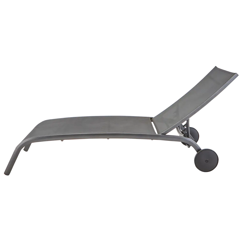 Naterial Lyra II - Шезлонг алюминиевый с текстиленом антрацит 84494096 STLM-1572477 - Вид №3