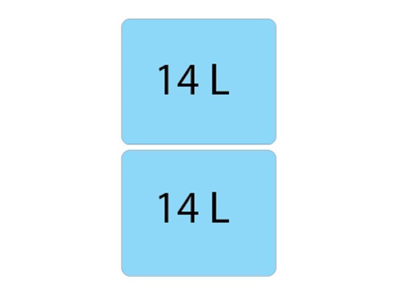 Система сортировки мусора ALBIO 20 2X14 L Alveus 1090335 - Вид №2