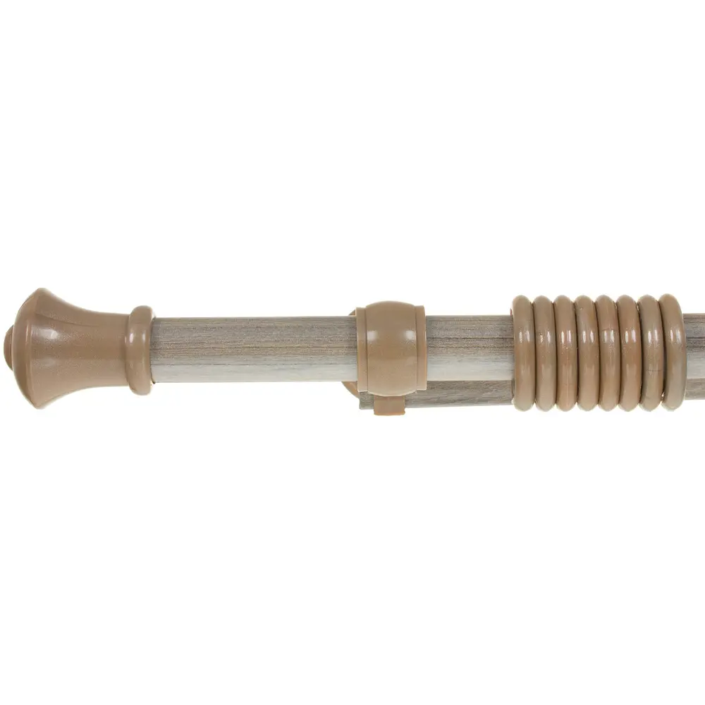 Карниз двухрядный Успех 160 см цвет морена РУССКИЕ КАРНИЗЫ STLM-2208039 - Вид №1