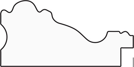 BY 3301 Зеркало в багетной раме - версаль кракелюр 64 mm EVOFORM Definite - Вид №4