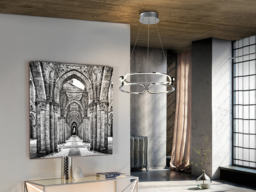 109039 Подвесной светильник Ø47 хром DIM Schuller Colette - Вид №1