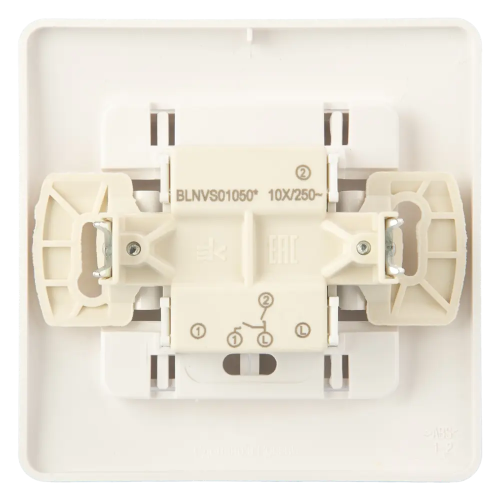 Выключатель встраиваемый Systeme Electric Blanca 2 клавиши 10 А цвет белый STLM-2177294 - Вид №2