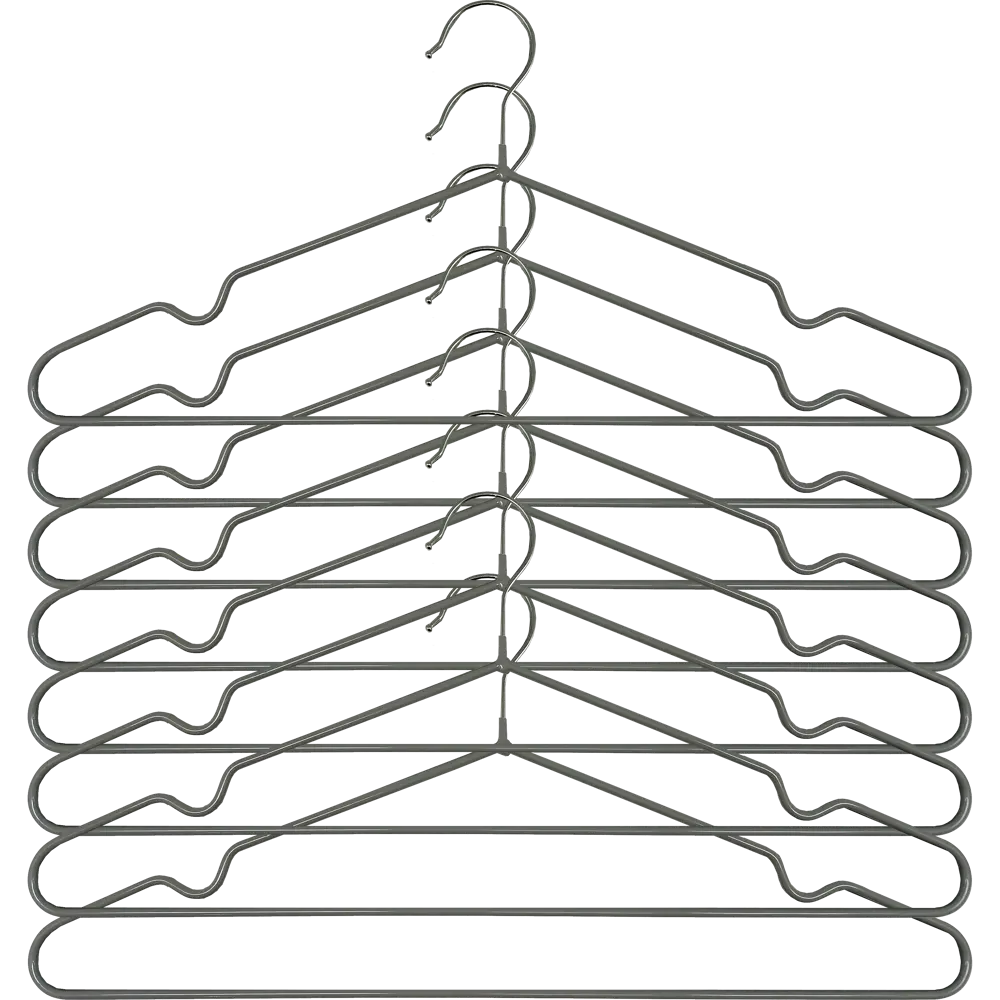 Плечики Spaceo металлические с поворотной головкой, 8 шт 82680702 Плечики металлические STLM-0033955