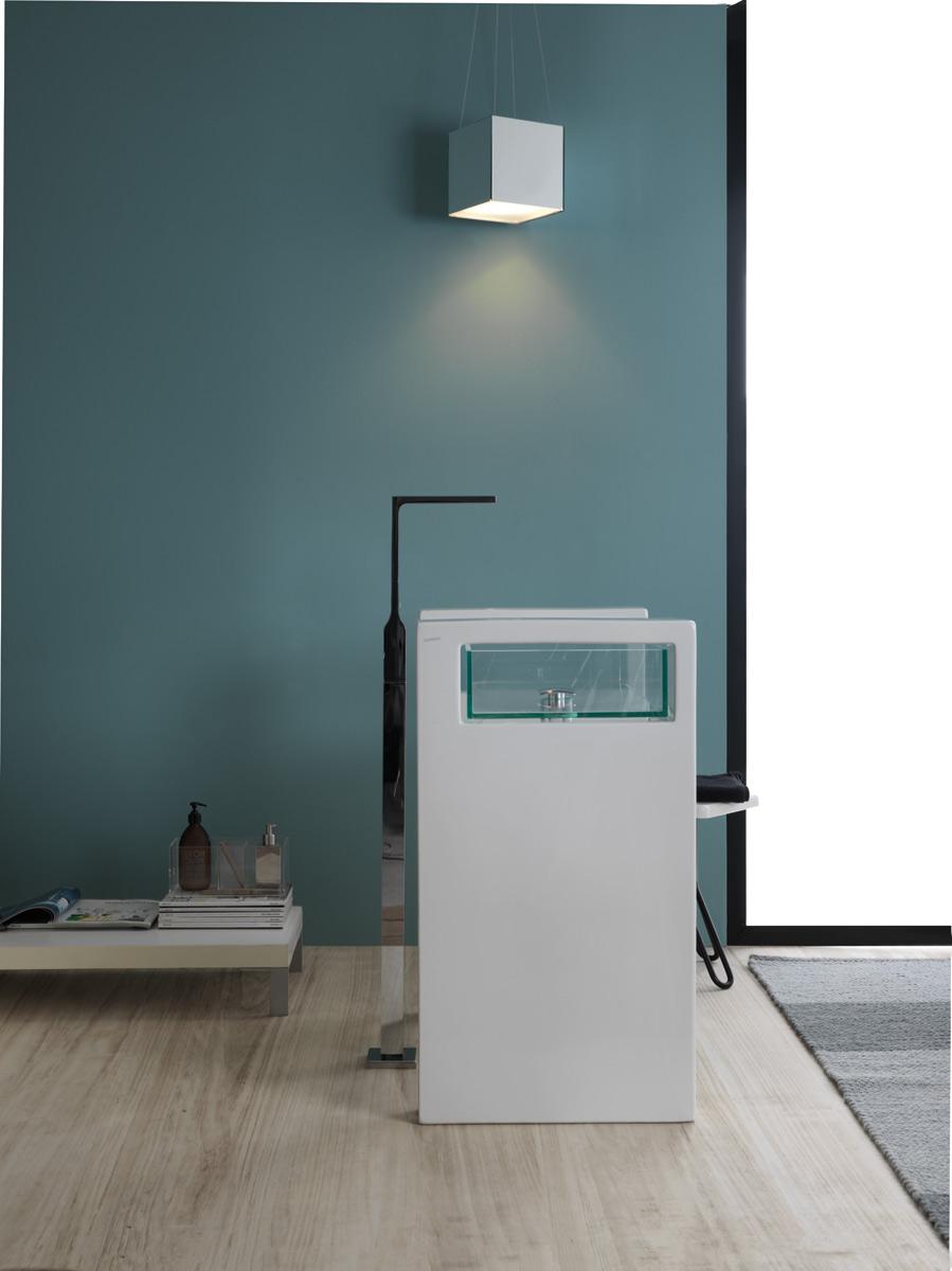 GLSCFS2 Консоль напольная одинарная для монтажа раковины GSG CERAMIC GLASS - Вид №3