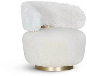 Greenapple Вращающееся кресло с тканевой обивкой Perfect raw G703138