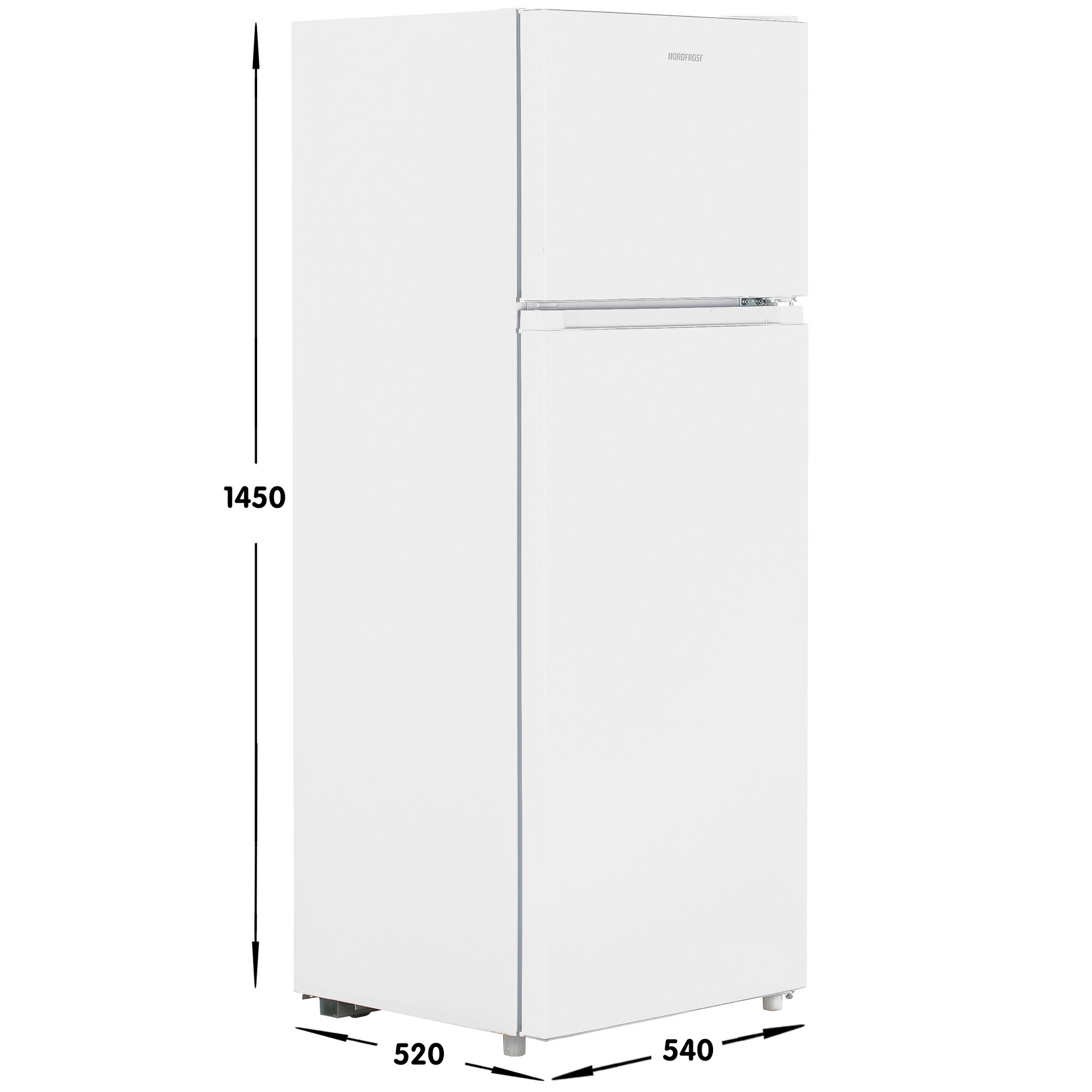 9069184 Холодильник с морозильником   Nordfrost RFT 210 W белый STDN-0032617 - Вид №6