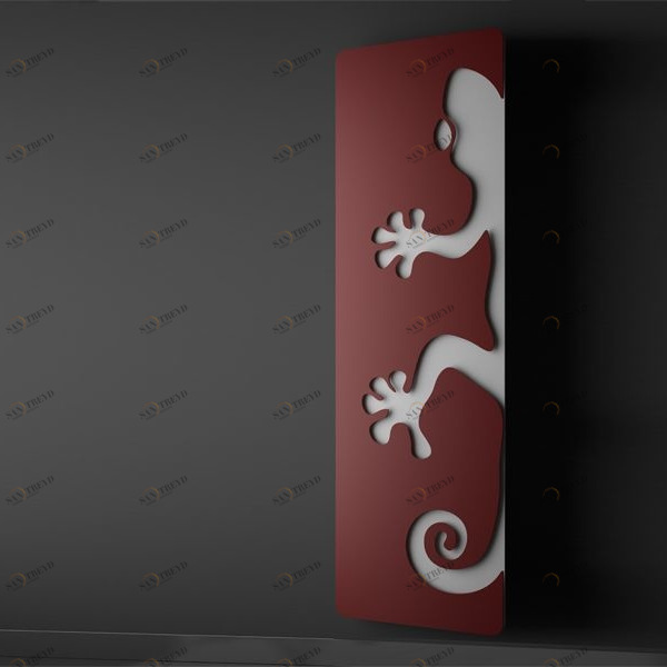 Hotech Дизайн-радиатор Prestige Collection Geco Double цвет белый/красный GECODOUBLE