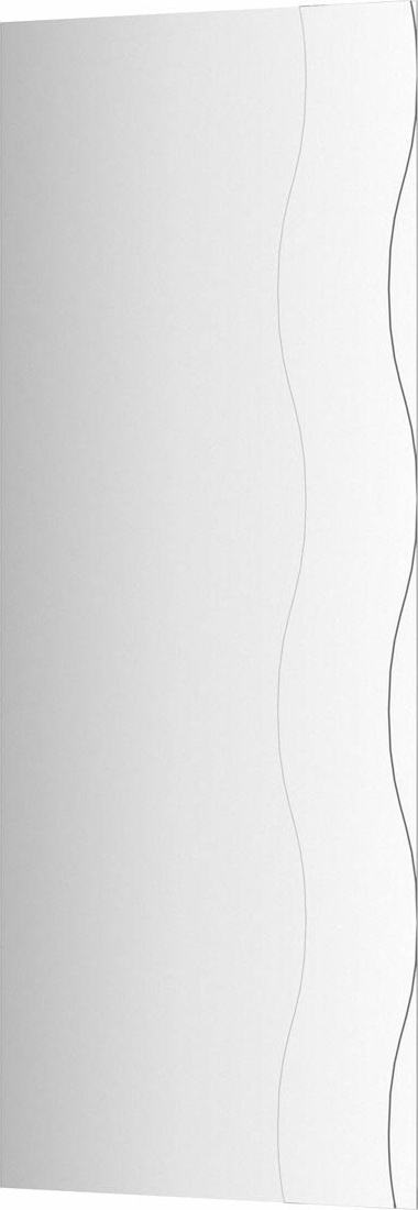 CZ 60-200-160 Зеркало со шлифованной кромкой и декоративной накладкой Волна FBS Prima