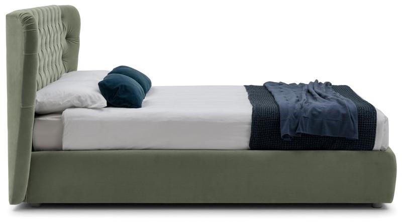 Bolzan Letti Кровать-контейнер с изголовьем капитоне Selene sun-id-1423296 - Вид №2