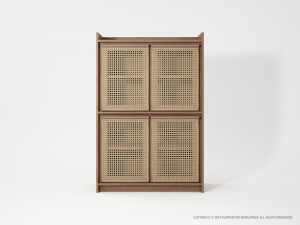 571_1234 Шкаф с 4 дверцами Karpenter ROOTS