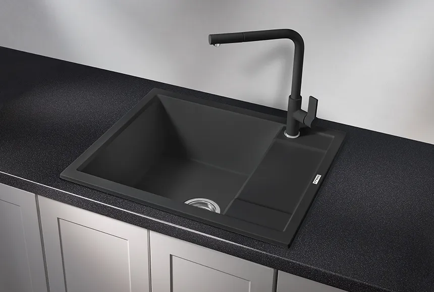 6002, ТУРМАЛИН, кухонная мойка, кварц GRANULA 6002-ST136