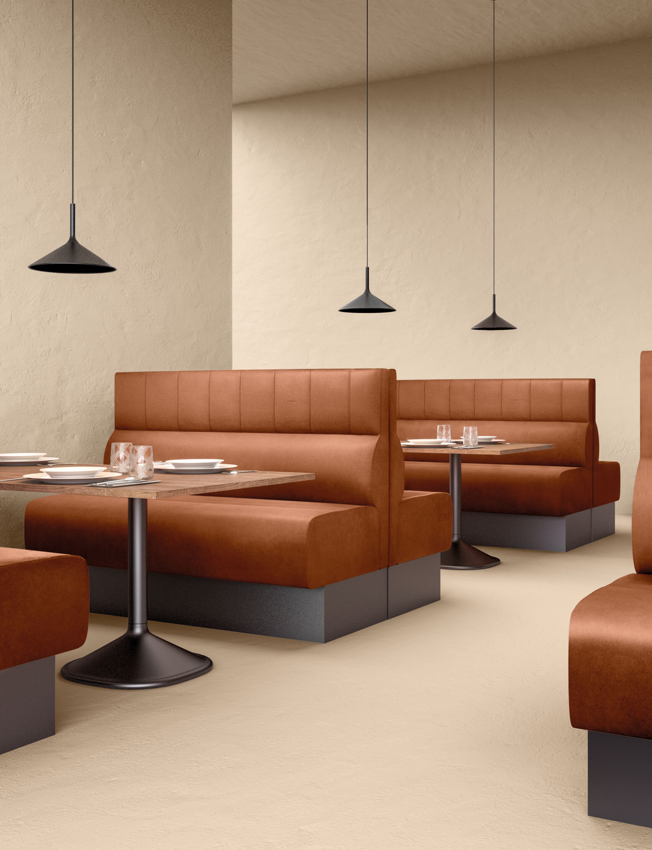 Модульная мягкая скамейка из ткани Quinti Sedute BENKY ARCH-00029900 - Вид №4