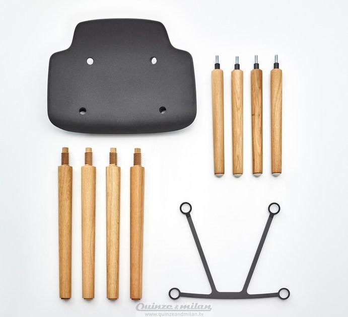 Quinze & Milan Высокий деревянный табурет Pilot sun-id-1470986 - Вид №7