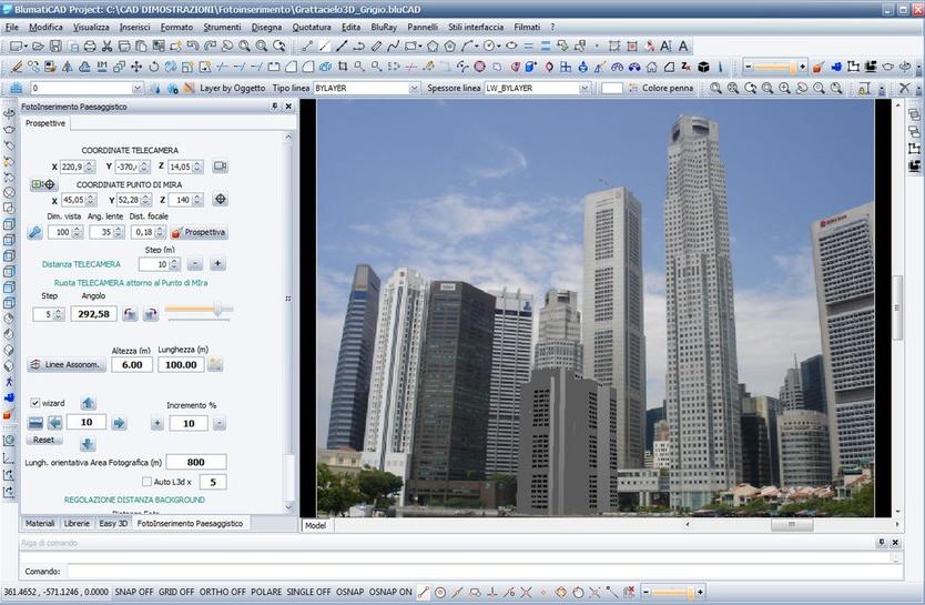 Blumatica Вставка 3D проекта в фотографический пейзаж sun-id-1361879 - Вид №6