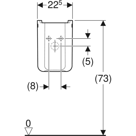291410600 Полупьедестал Geberit myDay Geberit  - Вид №3