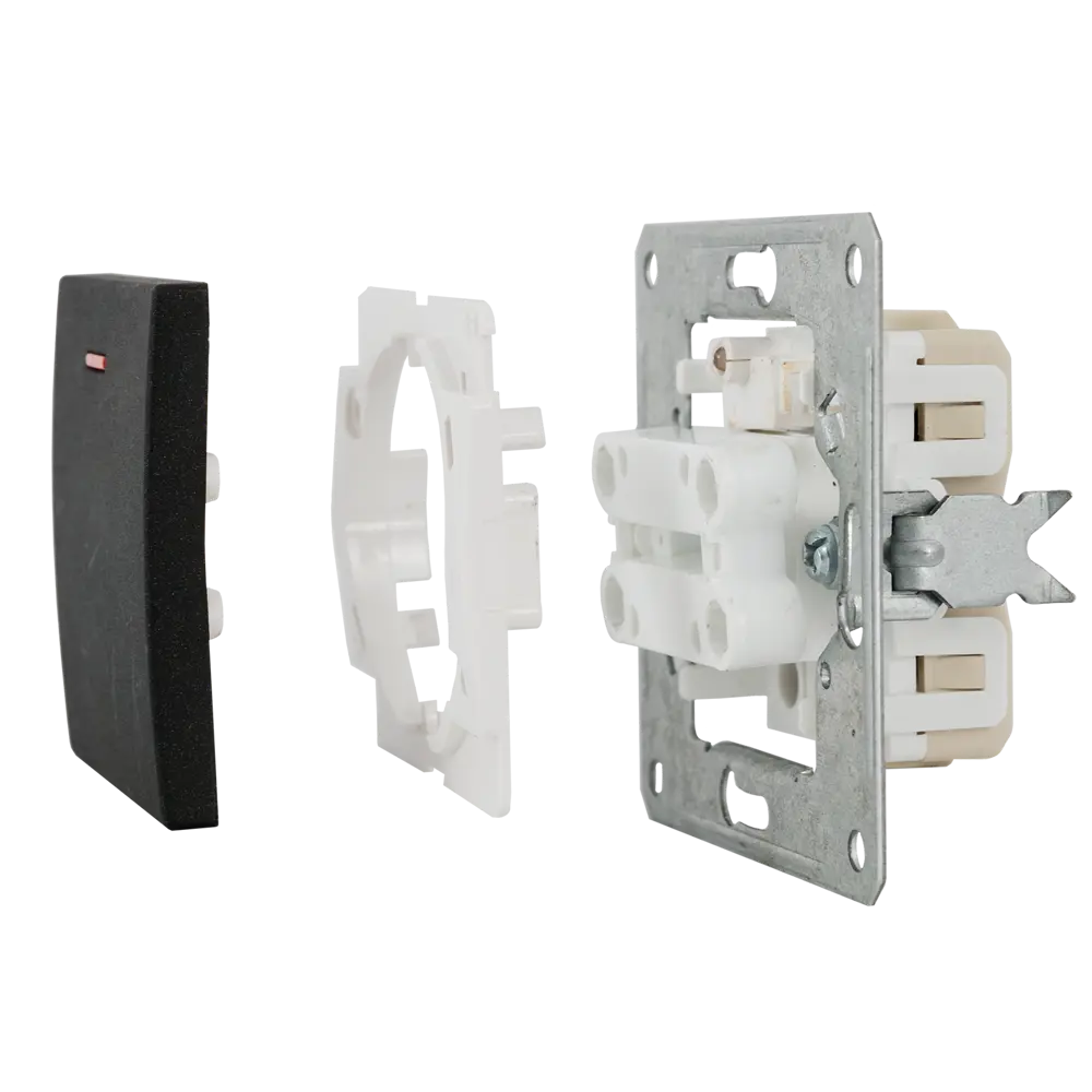 Выключатель W59, 1 клавиша с подсветкой, черный бархат 13608058 STLM-2140811 Schneider Electric - Вид №5