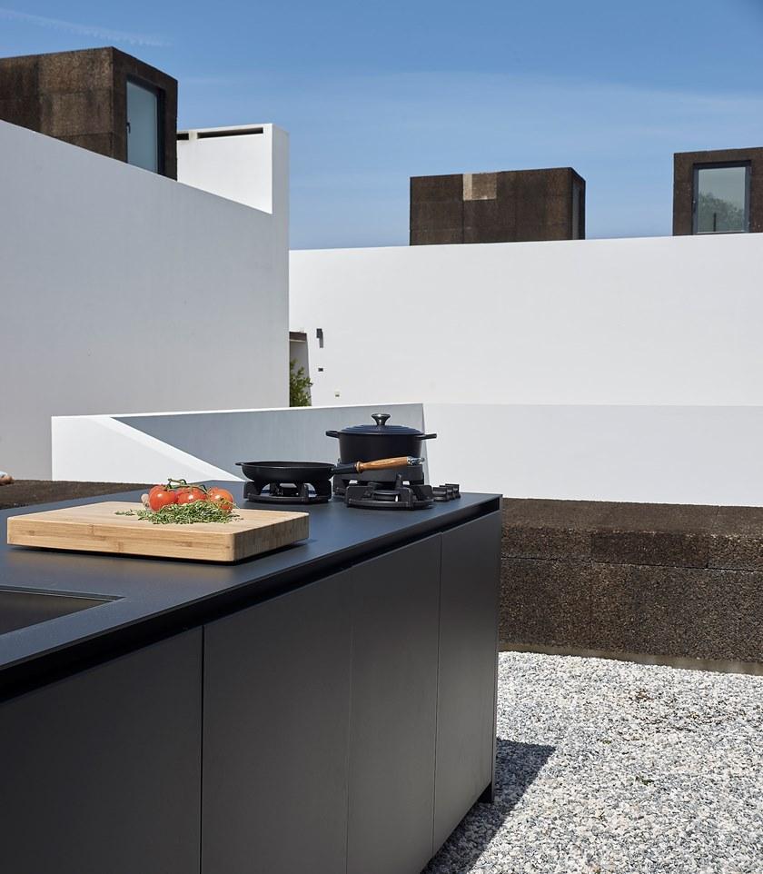 Sachi Алюминиевая кухня с островом In/out kitchen sun-id-1500417 - Вид №7