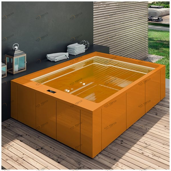 Бассейн Gruppo Treesse Muse Plus-V212I-O прямоугольный встроенный оранжевый PLUSV212IO