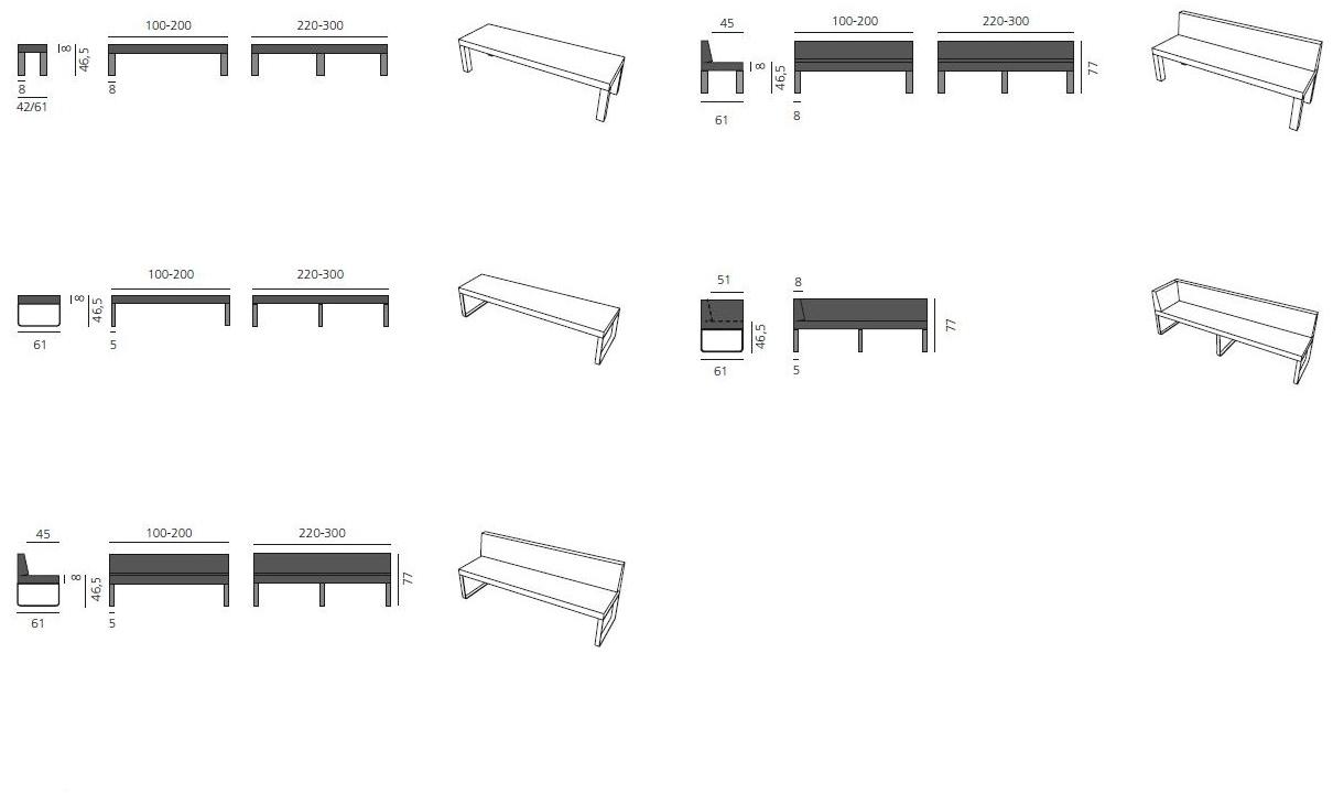 more Кожаная скамейка со спинкой sun-id-1393429 - Вид №6