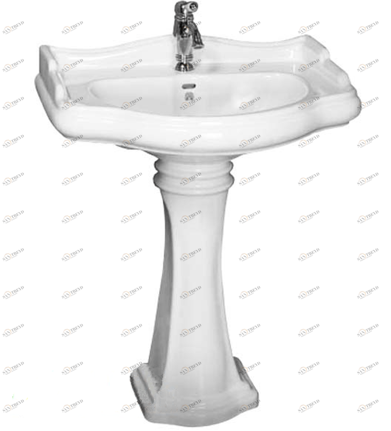 ML.BLL-25.073.Bi/ML.BLL-25.107.Bi/ML.BLL-29.804 Подвесная раковина настенная круглая Migliore  белая 