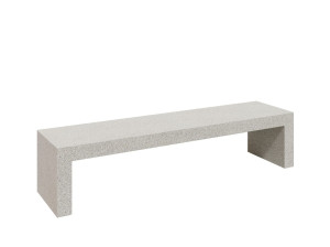 Бетонная скамья без спинки