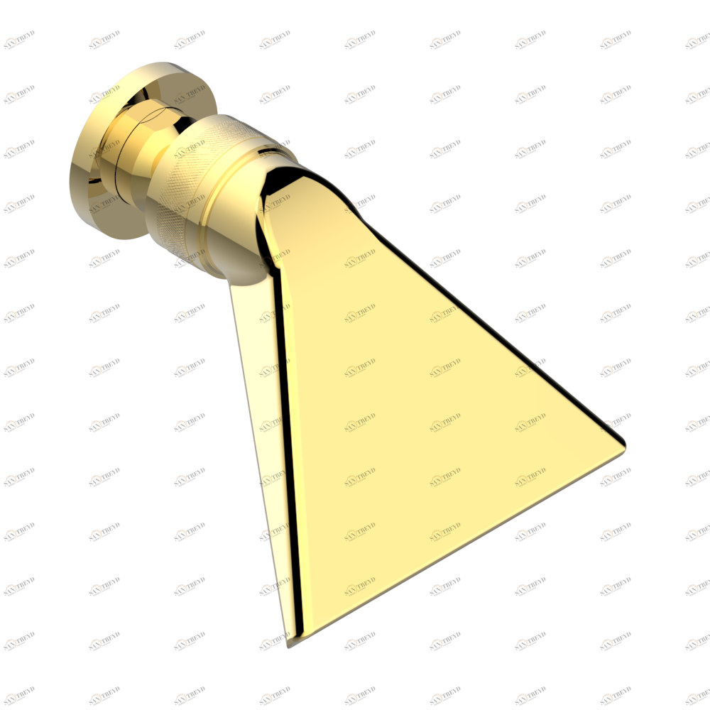 U4A-3640 Лейка душевая Спорт 3/4" Thg-paris Diplomate с гладкими кольцами Покрытие PVD золотистый цвет U4A 3640 CAT.F