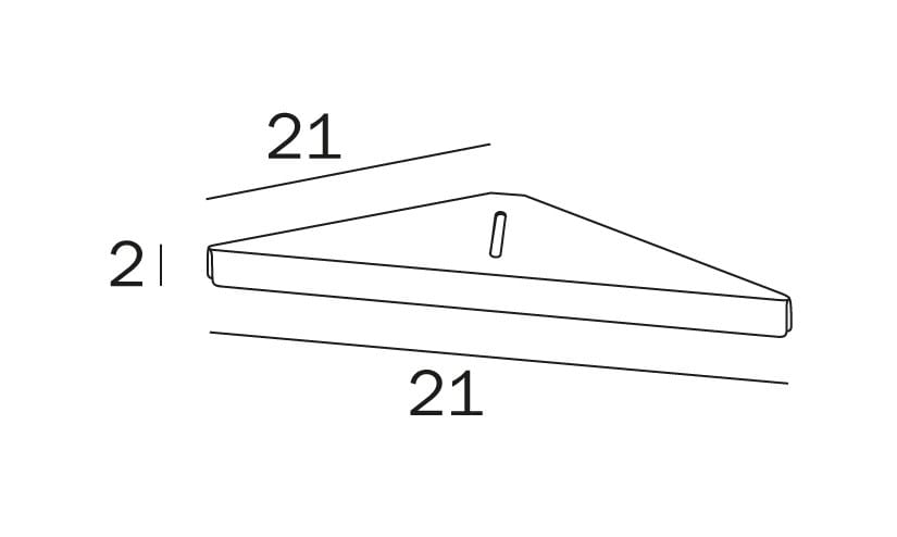 Металлическая настенная мыльница INDA® Gealuna ARCH-00054705 - Вид №2