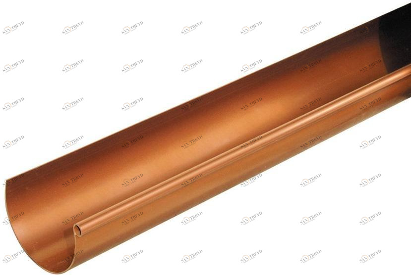 First Corporation Водосточный желоб с эффектом меди First plast Grn133r