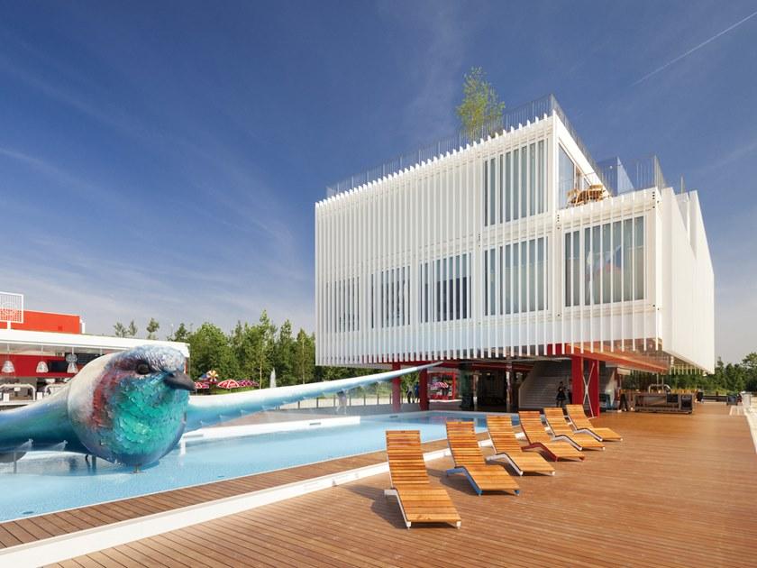 mmcité1 Садовая кушетка из стали и дерева  Rva150  - Вид №2