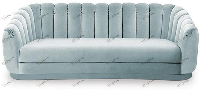 BRABBU 3-х местный бархатный диван Oreas sun-id-1510437