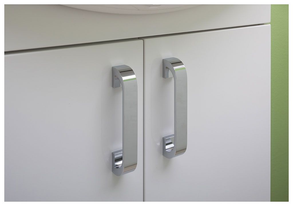 Тумба с раковиной Aquanet Ирис 60 белый (2 дверцы) 0019838000182641 - Вид №8