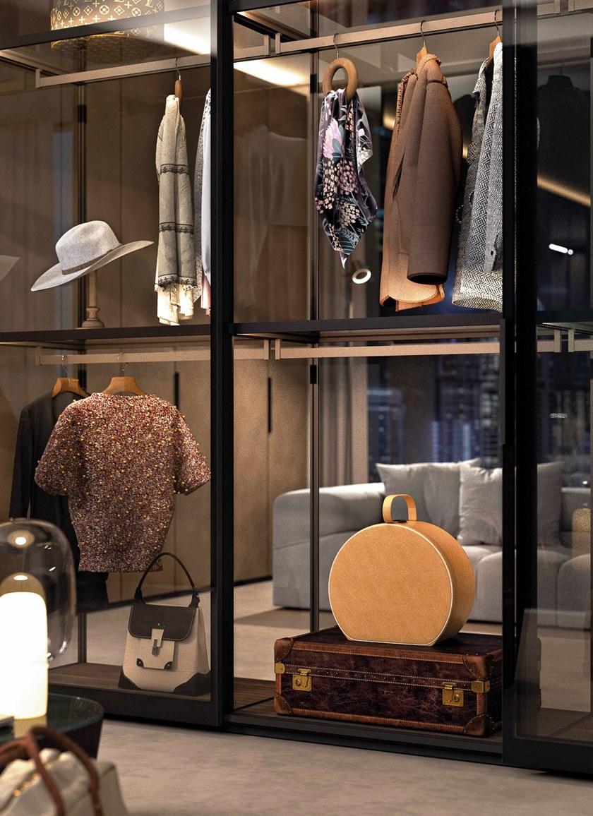 OLIVIERI Шкаф из алюминия и стекла sun-id-1362523 - Вид №2