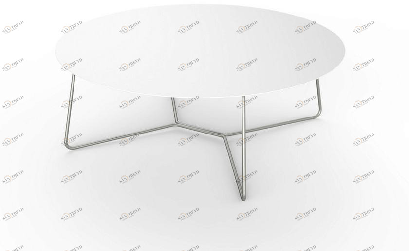 VITEO Круглый журнальный столик из Corian® Slim sun-id-1346464