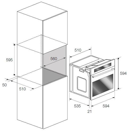 Fulgor Milano Многофункциональная электрическая встроенная духовка sun-id-1372069 - Вид №1