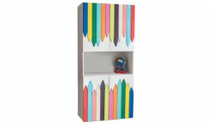 Шкаф детский большой "Карандаши" МАНДАРИН ПРОДЛЕНКА 178759 Разноцветный