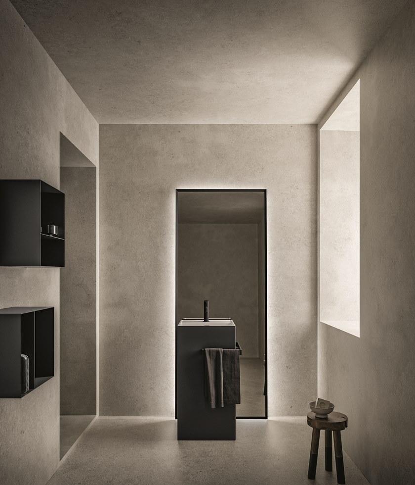 Cerasa Напольное зеркало со встроенной подсветкой для ванной комнаты Nerolab sun-id-1407941 - Вид №2