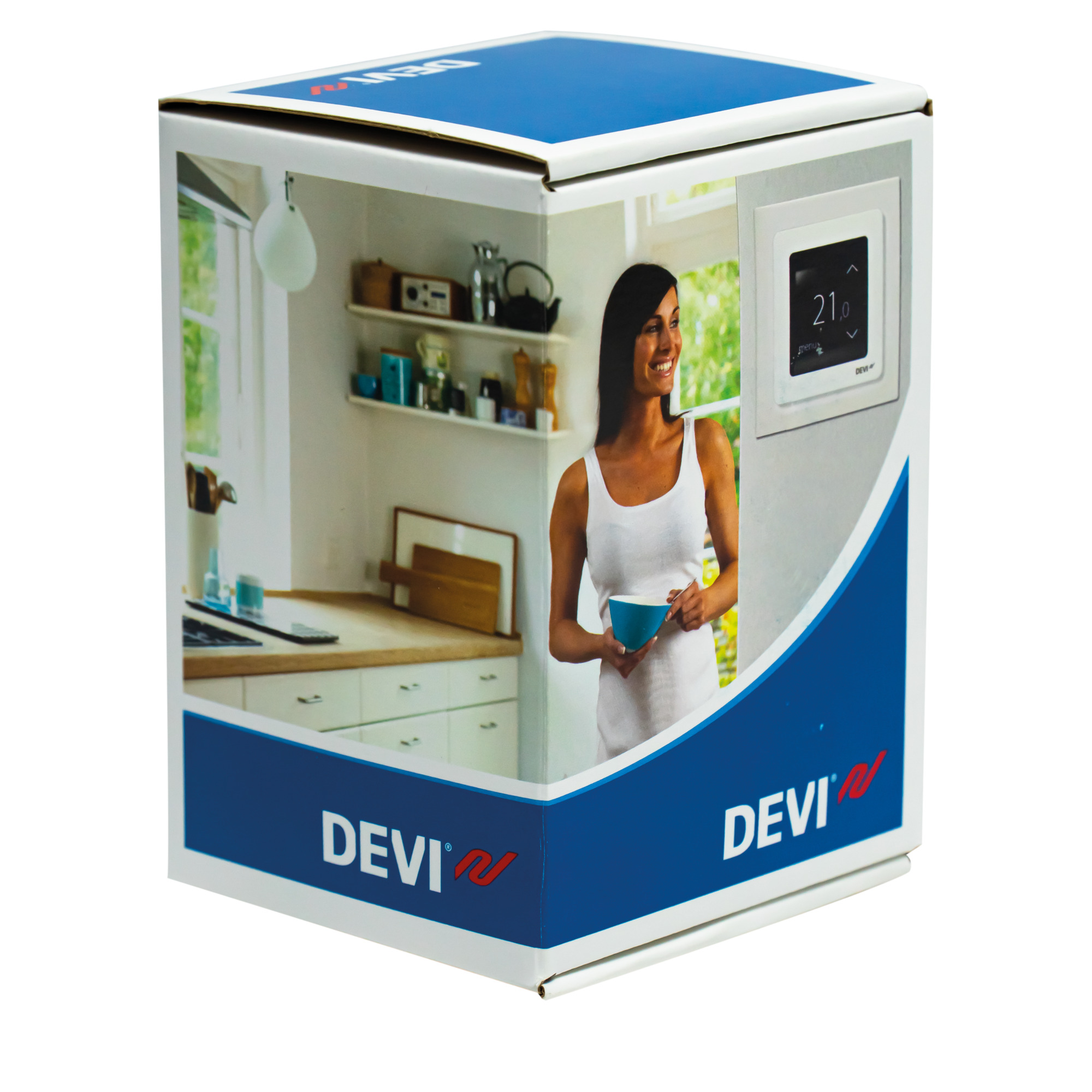 Danfoss DEVIreg™ Smart — программируемый терморегулятор для теплого пола с Wi-Fi DEVIreg Smart терморегулятор бежевый 140F1142  - Вид №6