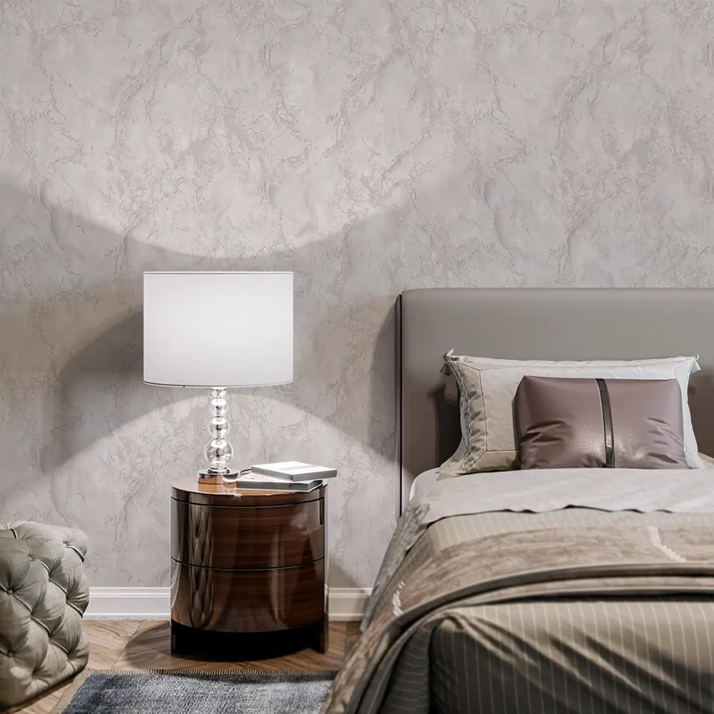 Обои флизелиновые Palitra Planet Kama светло-серые 1.06 м PP72179-48 STLM-2052412 - Вид №3