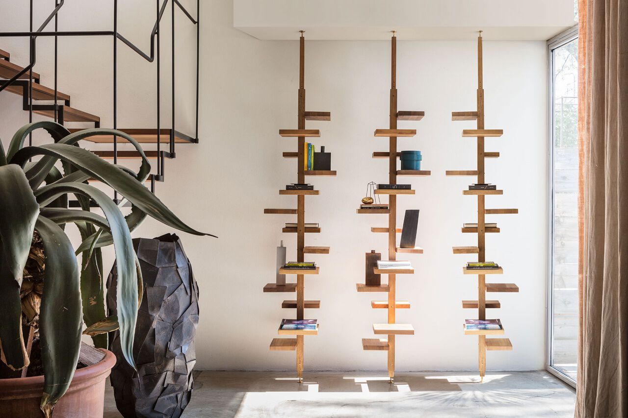 Книжный шкаф iroko с креплением пол-потолок Mogg Аделаида ARCH-00056993 - Вид №6