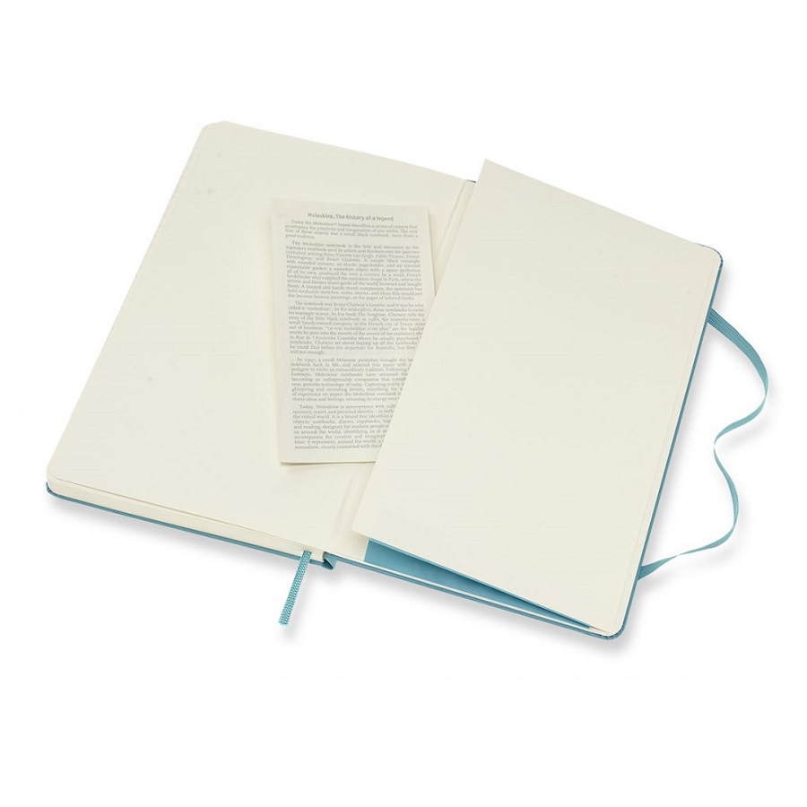Блокнот Moleskine CLASSIC LARGE, нелинованный, голубой 1048956 - Вид №4