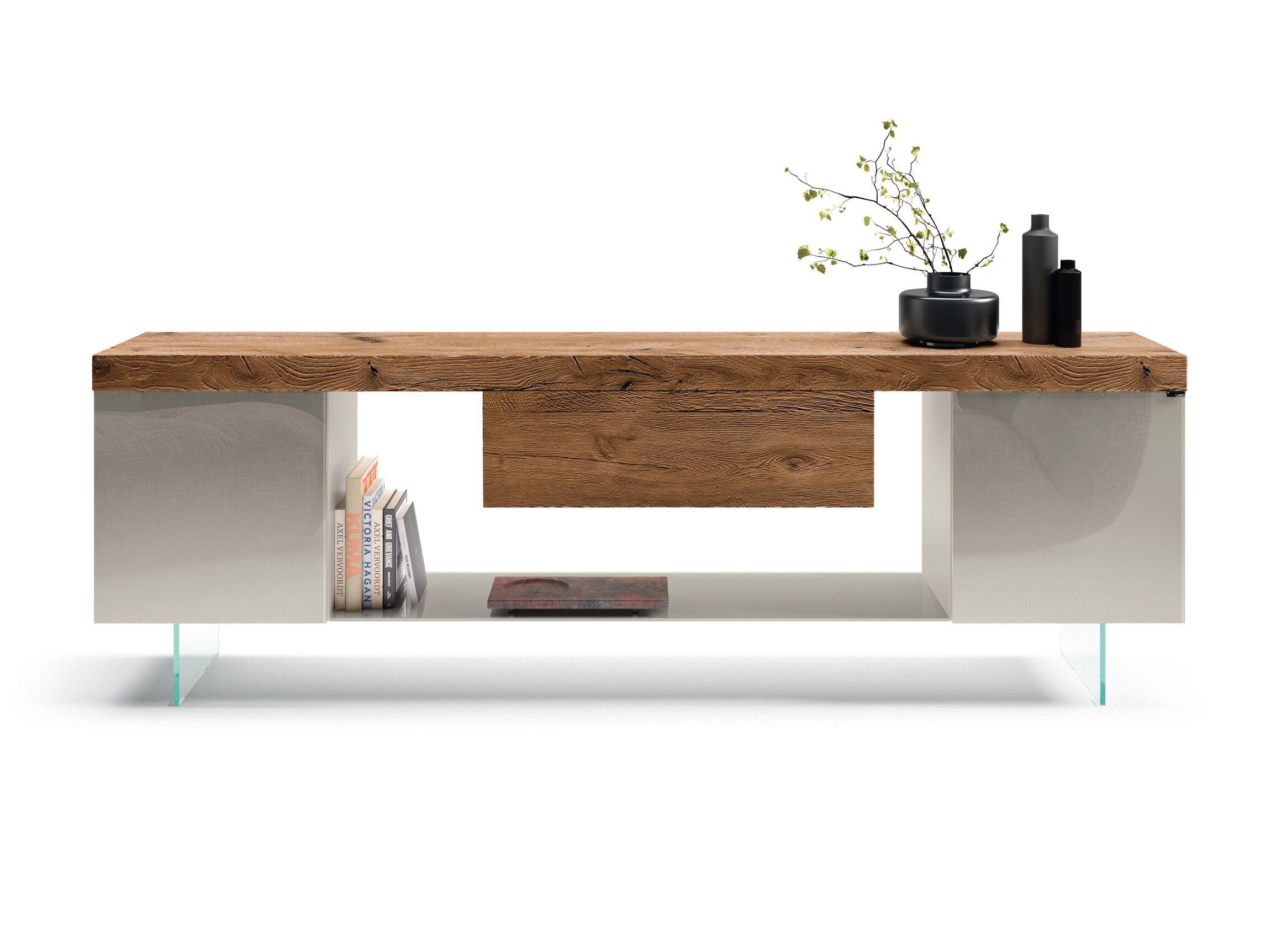 Шкаф из дерева и стекла Lago 36e8 ARCH-00061518