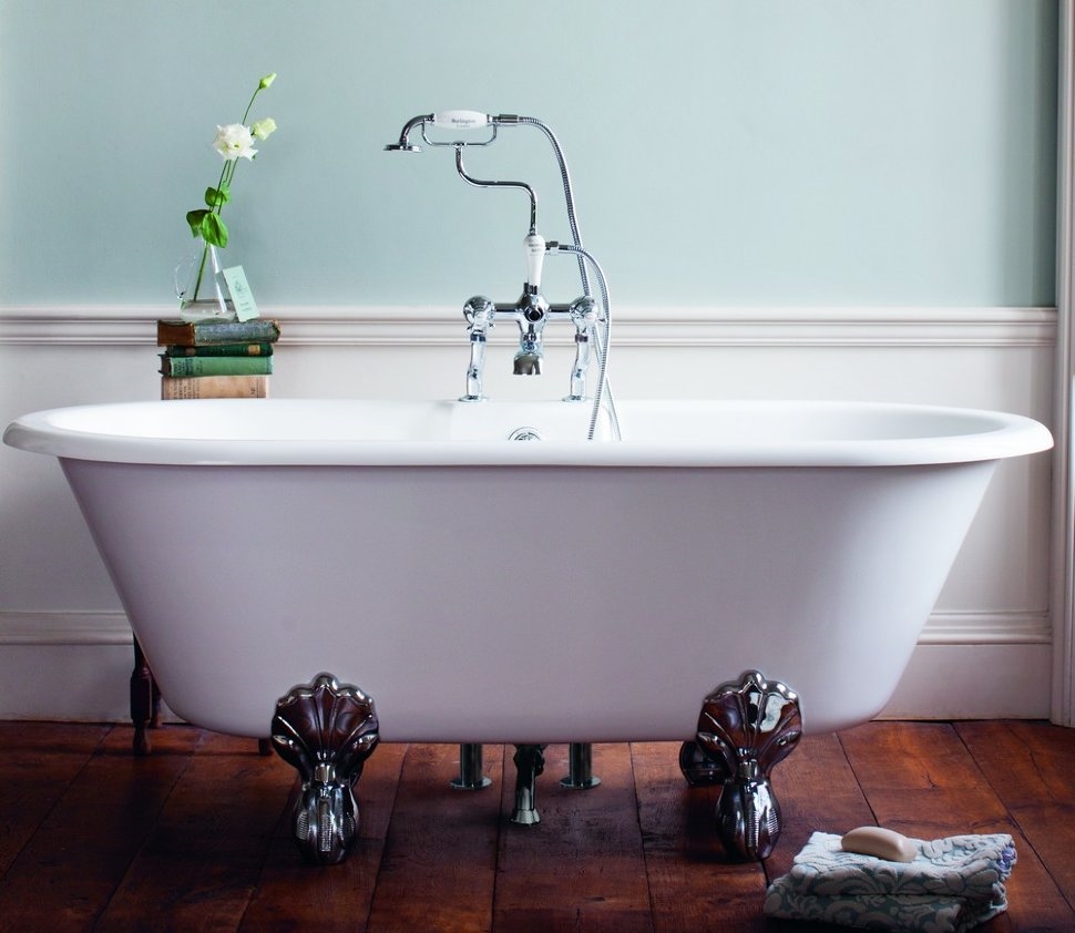 Смеситель для ванны с ручным душем, набортный [CL15 BLA]  Burlington T8-QT BLA, T18, T1 BLA  - Вид №2