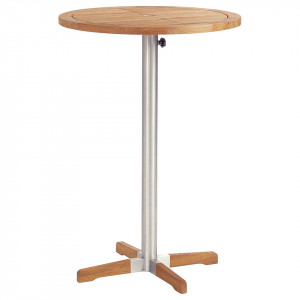 2EQCH07.T Equinox High Dining стол для бистро Ø 70 Teak  Equinox High Dining