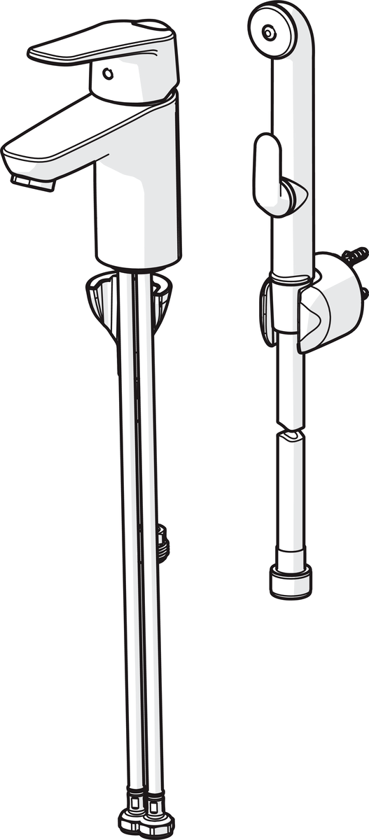 Oras 1812FG Смеситель для умывальника 1812FG Vega Хром  - Вид №2