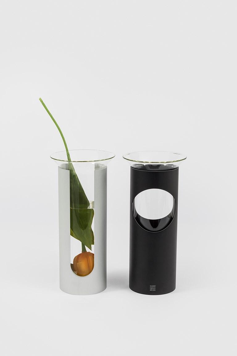 Danese Milano Ваза из алюминия и стекла sun-id-1367211 - Вид №2