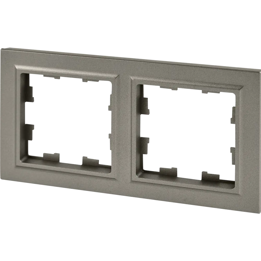 Рамка IEK Brite для розеток и выключателей в стиле металлик 87761354 STLM-1113862 - Вид №2