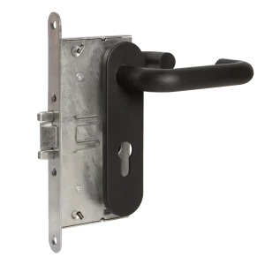 Замок врезной 772, цвет черный